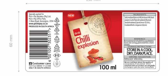 Packaging: Spice Label