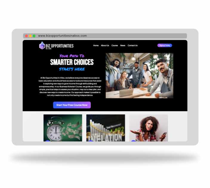 Website: Biz Opps In A Box
