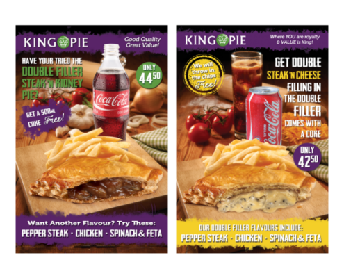 Branding: King Pie Posters