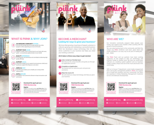 Branding: Piiink Banners