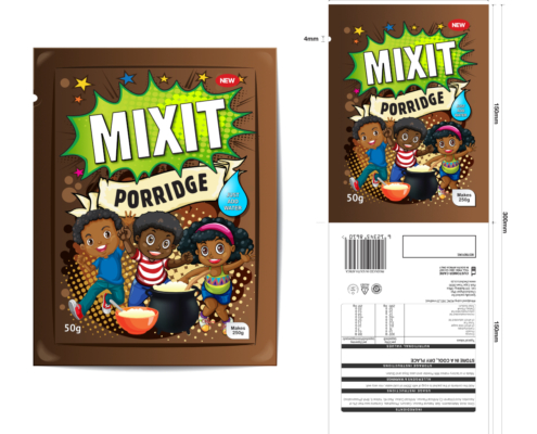 Packaging: Mixit Porridge