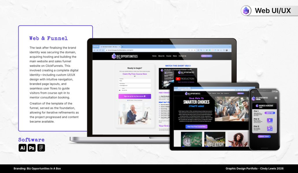 Portfolio: BizOpps Web UI/UX
