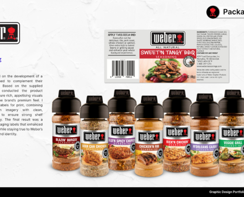 Portfolio: Weber Packaging Design