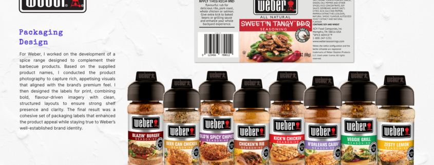 Portfolio: Weber Packaging Design