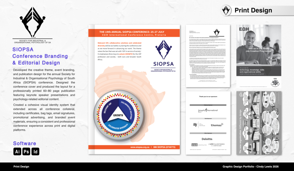 Print Design: SIOPSA yr 3