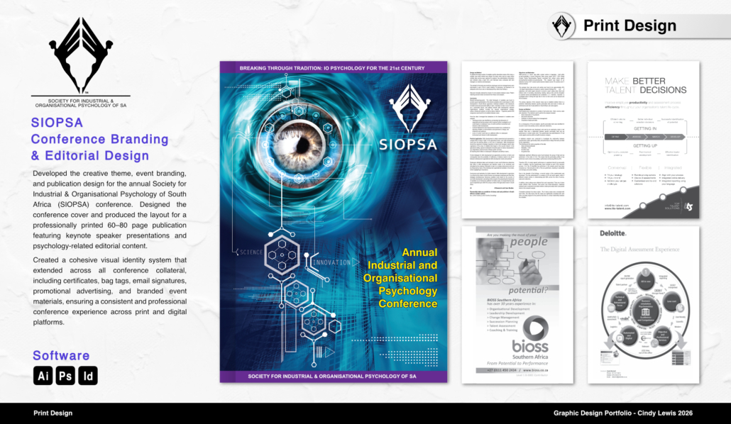 Print Design: SIOPSA yr 4
