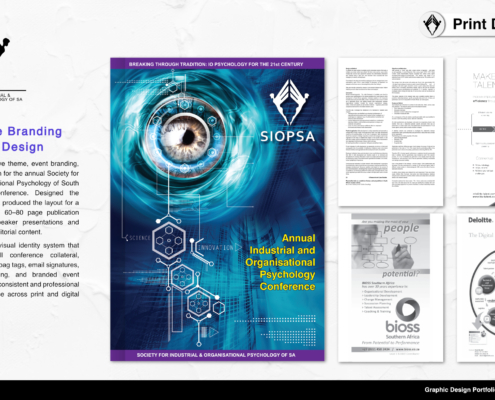 Print Design: SIOPSA yr 4