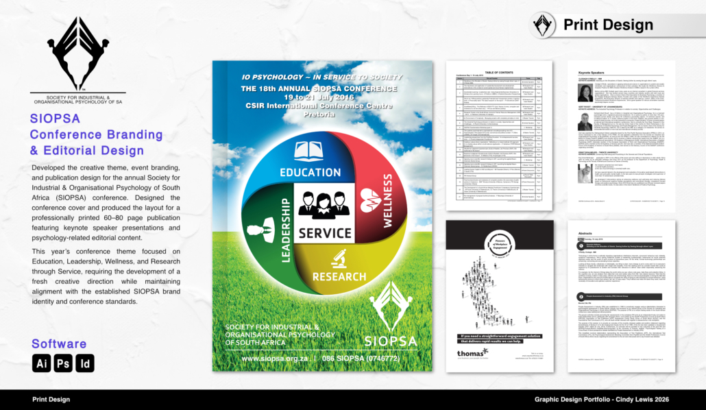 Print Design: SIOPSA yr 2