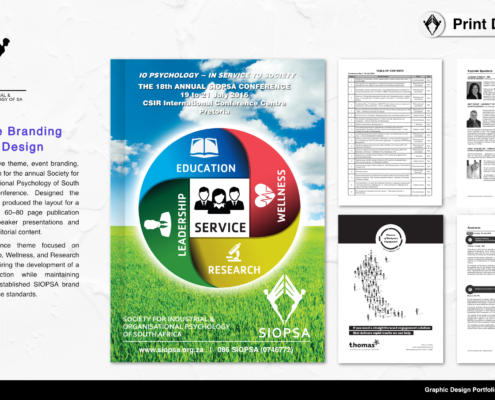 Print Design: SIOPSA yr 2