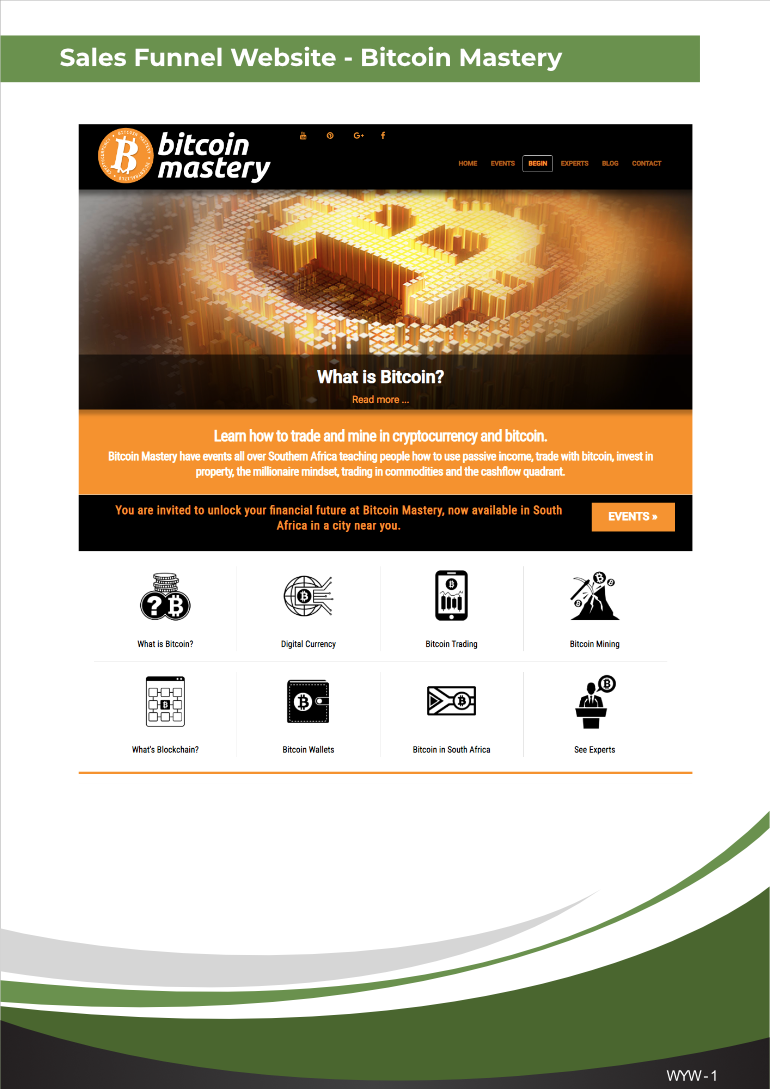 Bitcoin Mastery Web