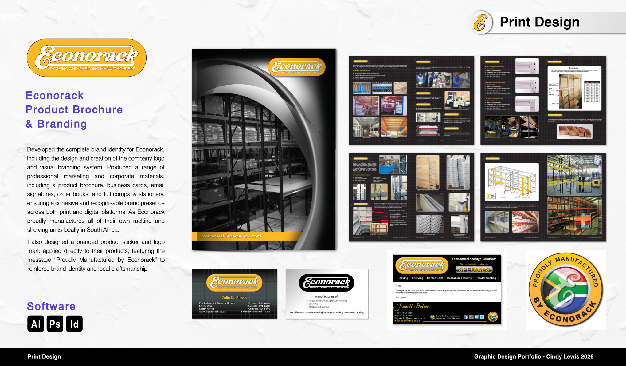 Print Design: Econorack