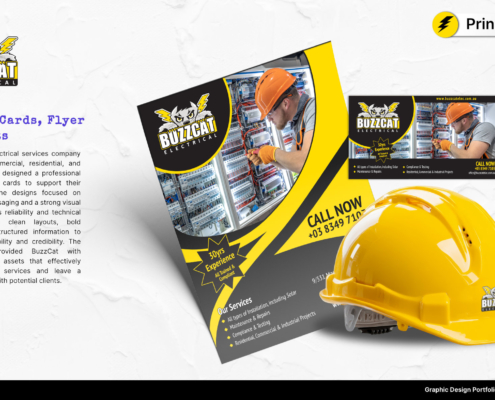 Portfolio: BuzzCat Print Design