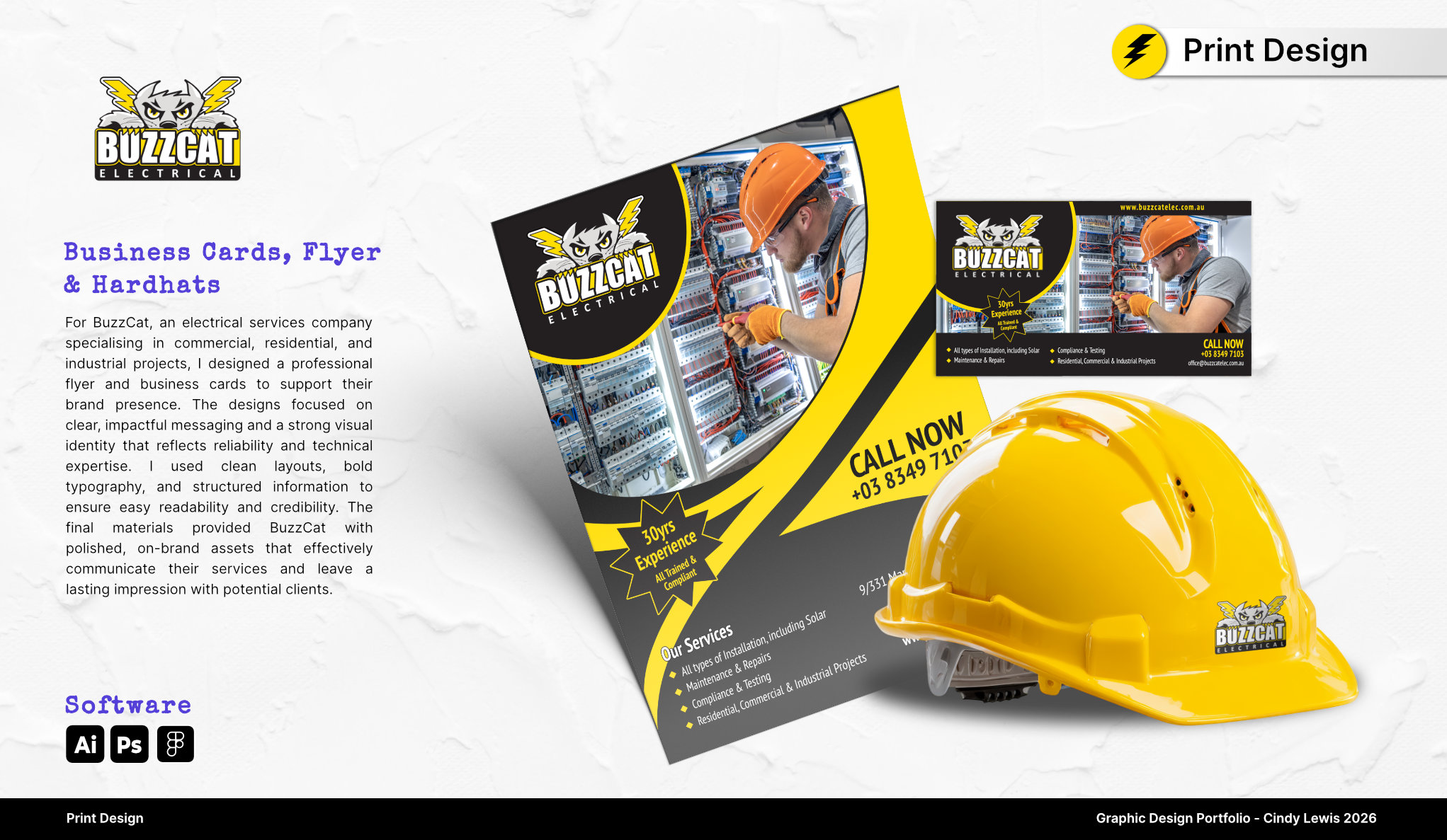 Portfolio: BuzzCat Print Design