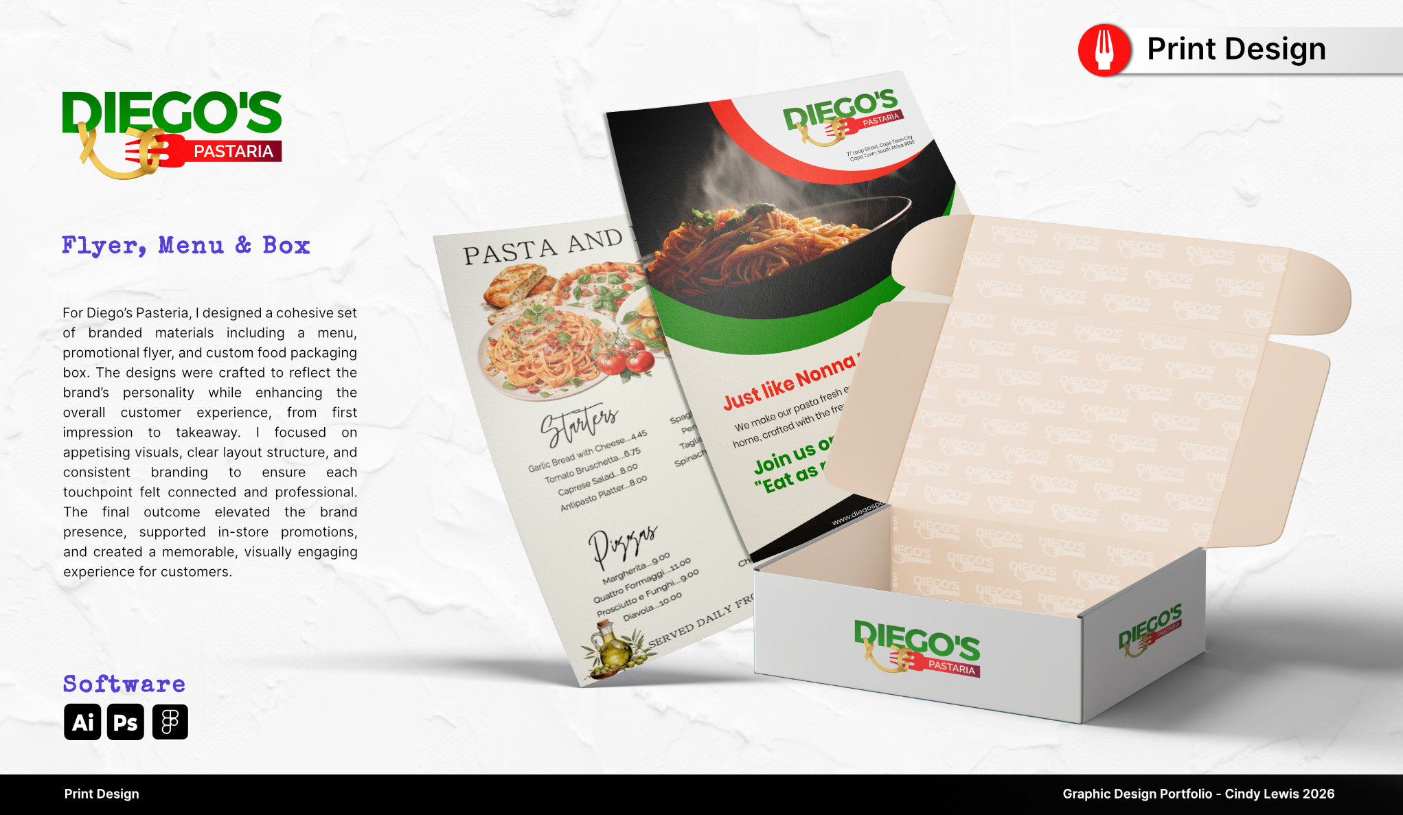 Portfolio: Diegos Print Design