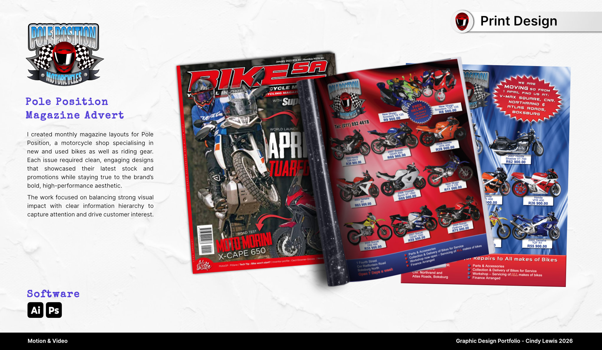 Portfolio: Pole Position Advert