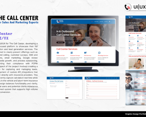 Portfolio The Call Center Web UIUX