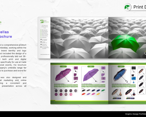Print Design: Alice Umbrellas