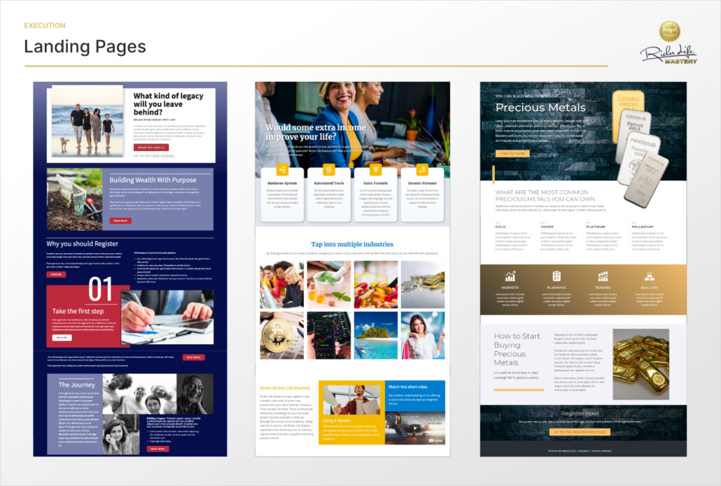 rlm landing pages