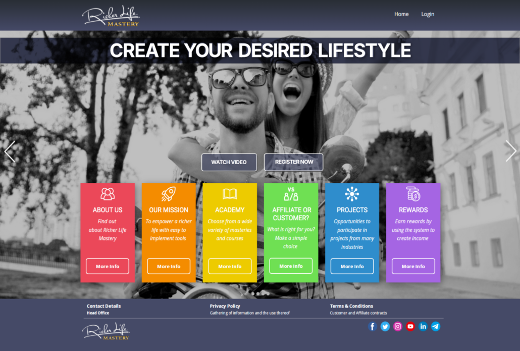 rlm landingpage